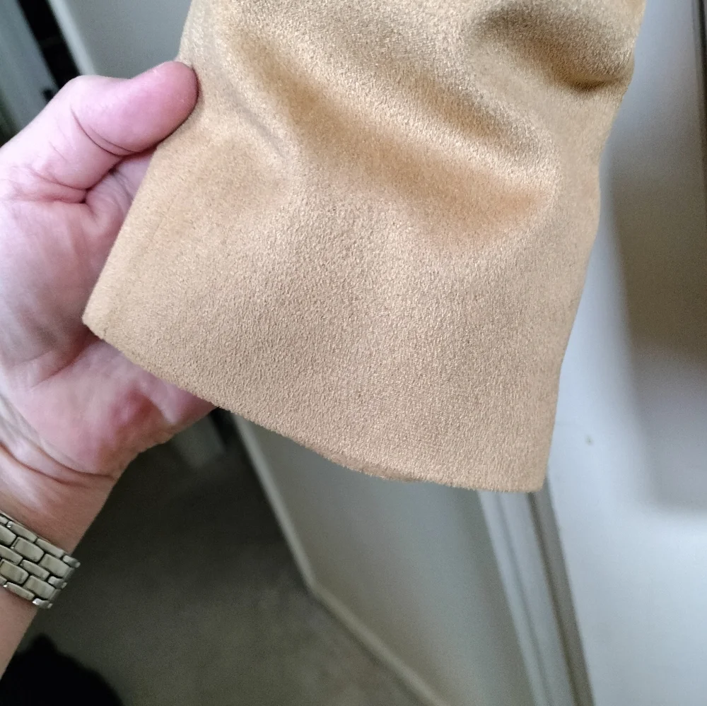 NWT RALPH Ralph Lauren 42R Tan Faux Suede‎ Sport Coat Made in Canada Dillard’s